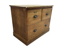 Early to mid-20th century oak chest