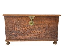 Hong Kong camphor wood chest