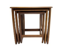 G-Plan - mid 20th century teak 'Fresco' nest of three tables