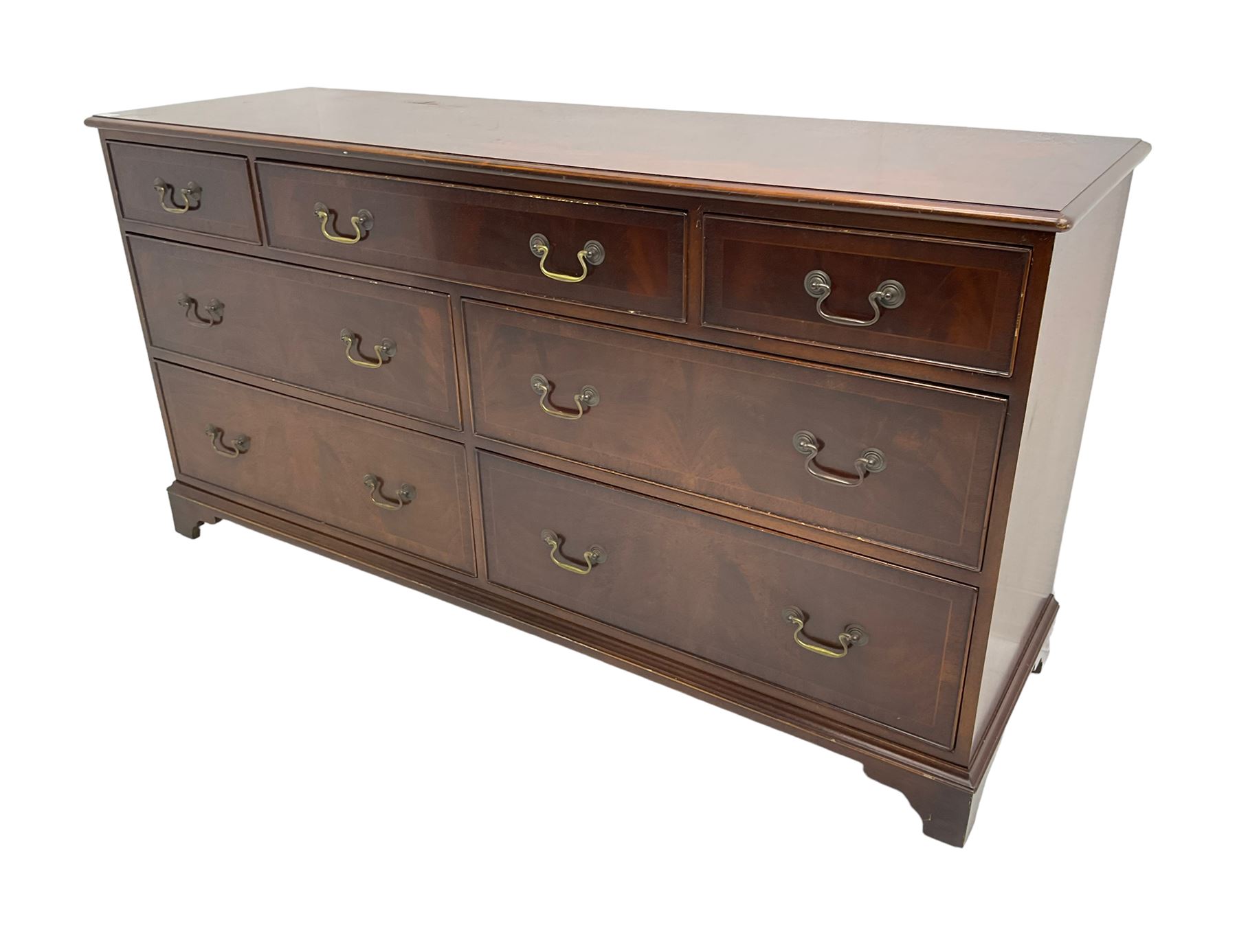 Georgian design mahogany chest - Image 7 of 8