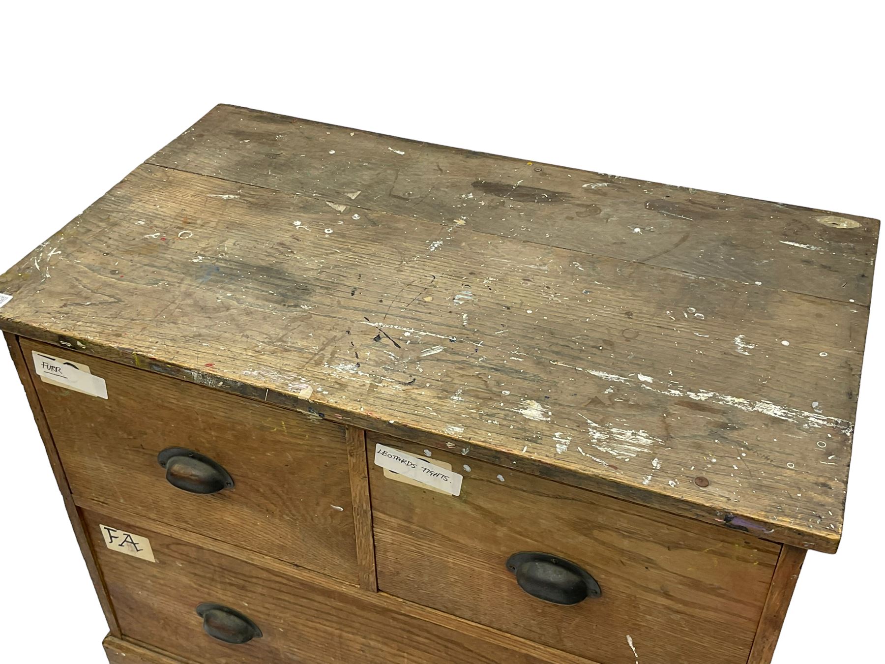 Early to mid-20th century oak chest - Image 4 of 4