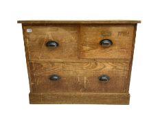 Early to mid-20th century oak chest