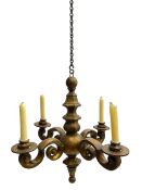 18th century giltwood chandelier