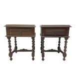 Pair of Portuguese bedside tables