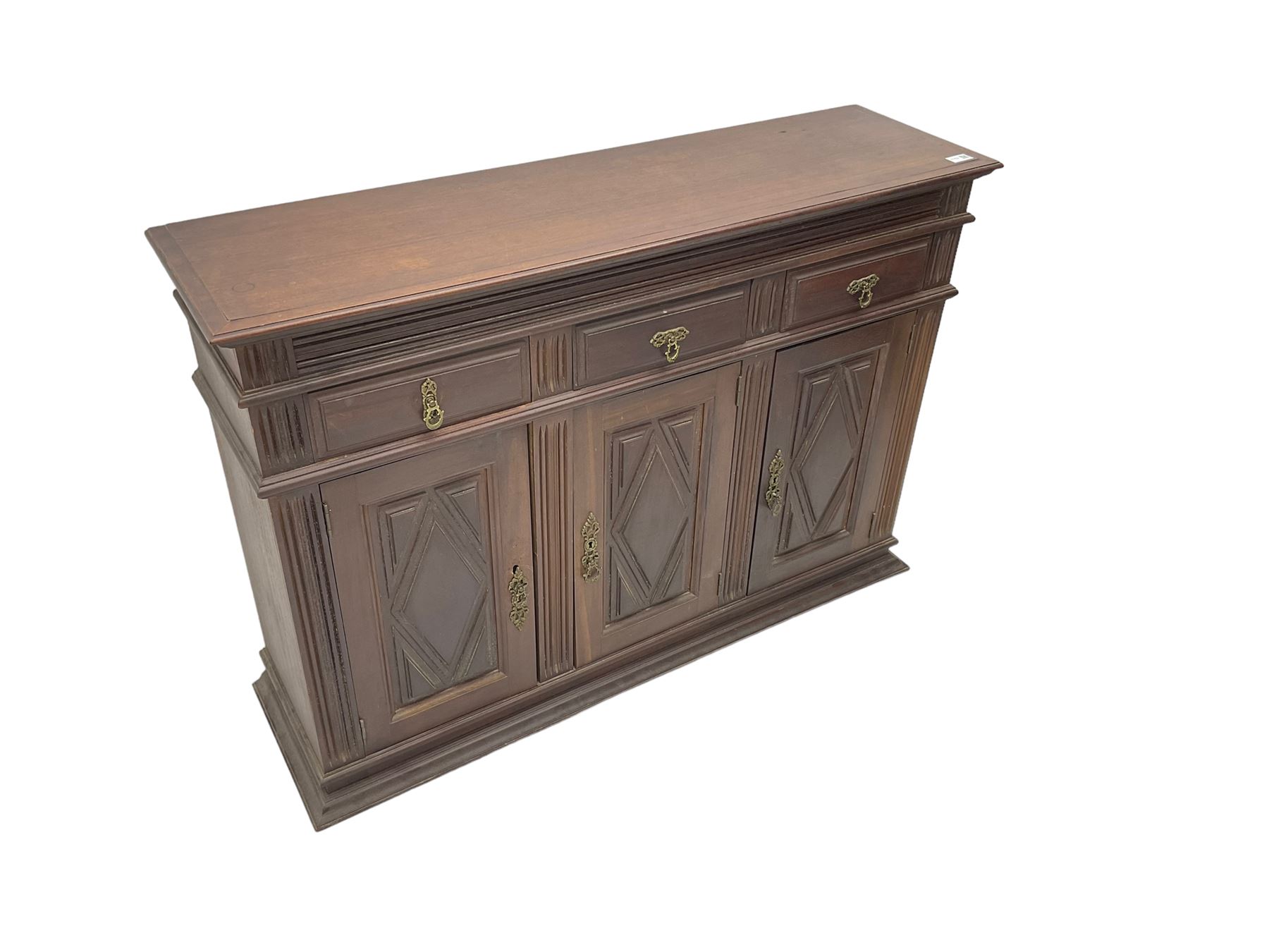 Spanish hardwood sideboard - Image 6 of 6