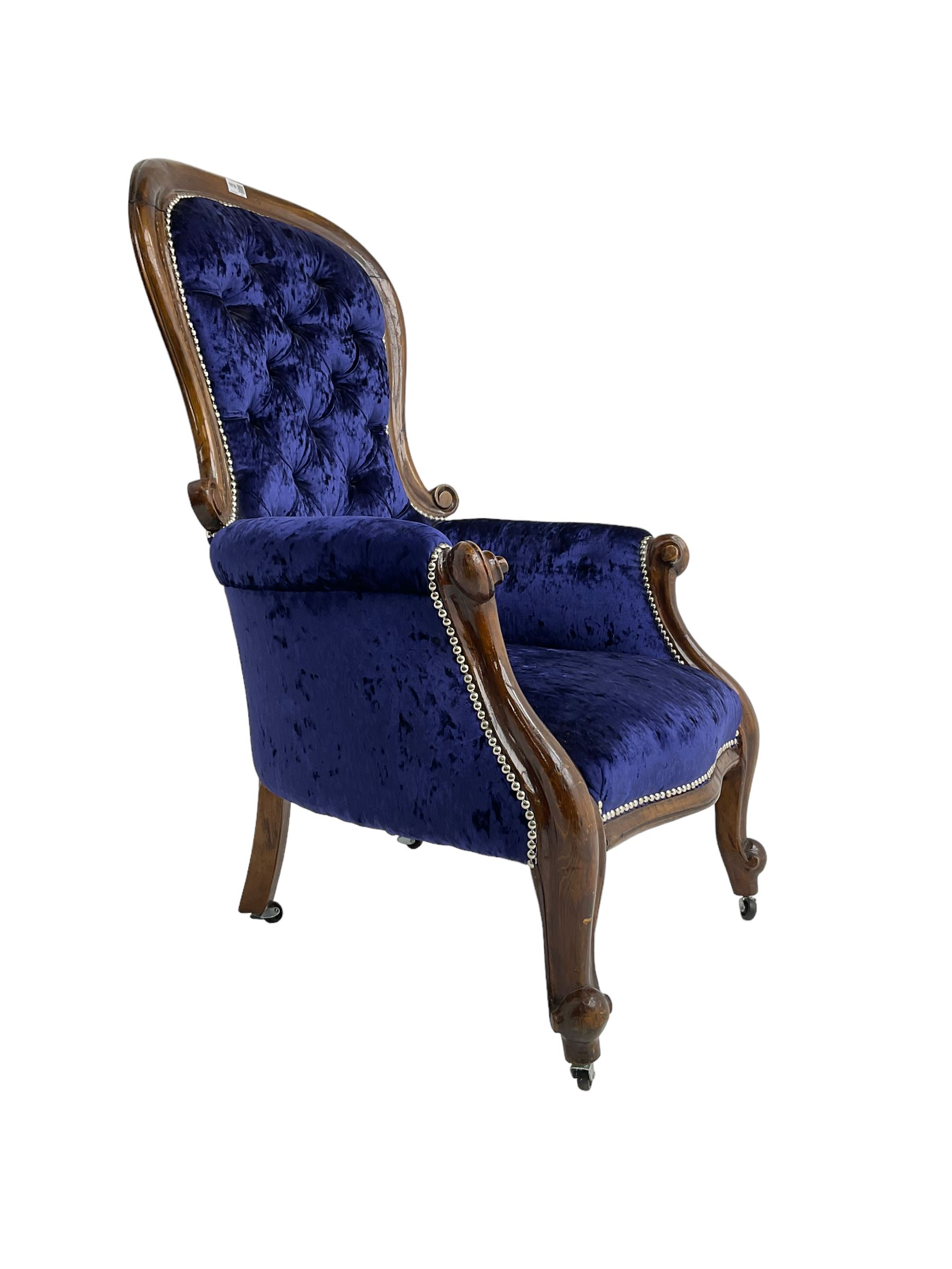 Victorian armchair - Image 5 of 6