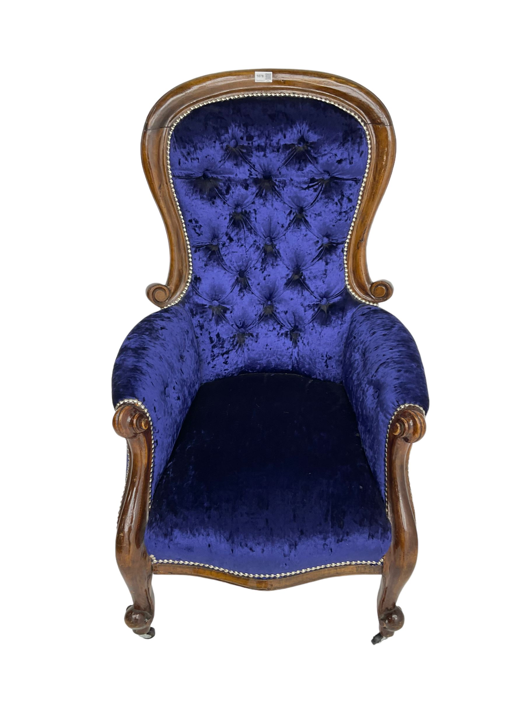 Victorian armchair - Image 2 of 6