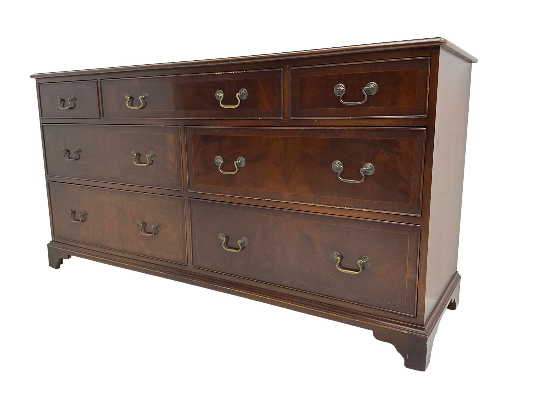 Georgian design mahogany chest - Image 6 of 8