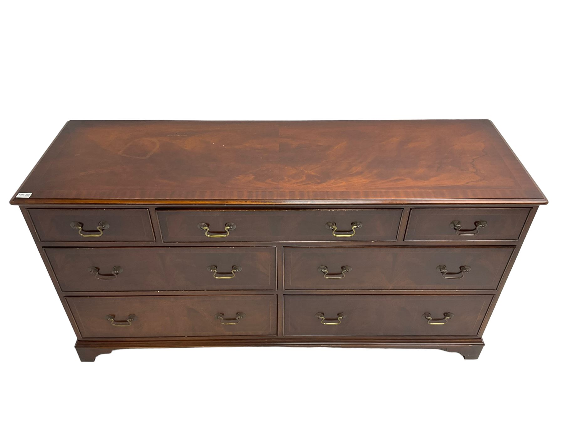 Georgian design mahogany chest - Image 5 of 8