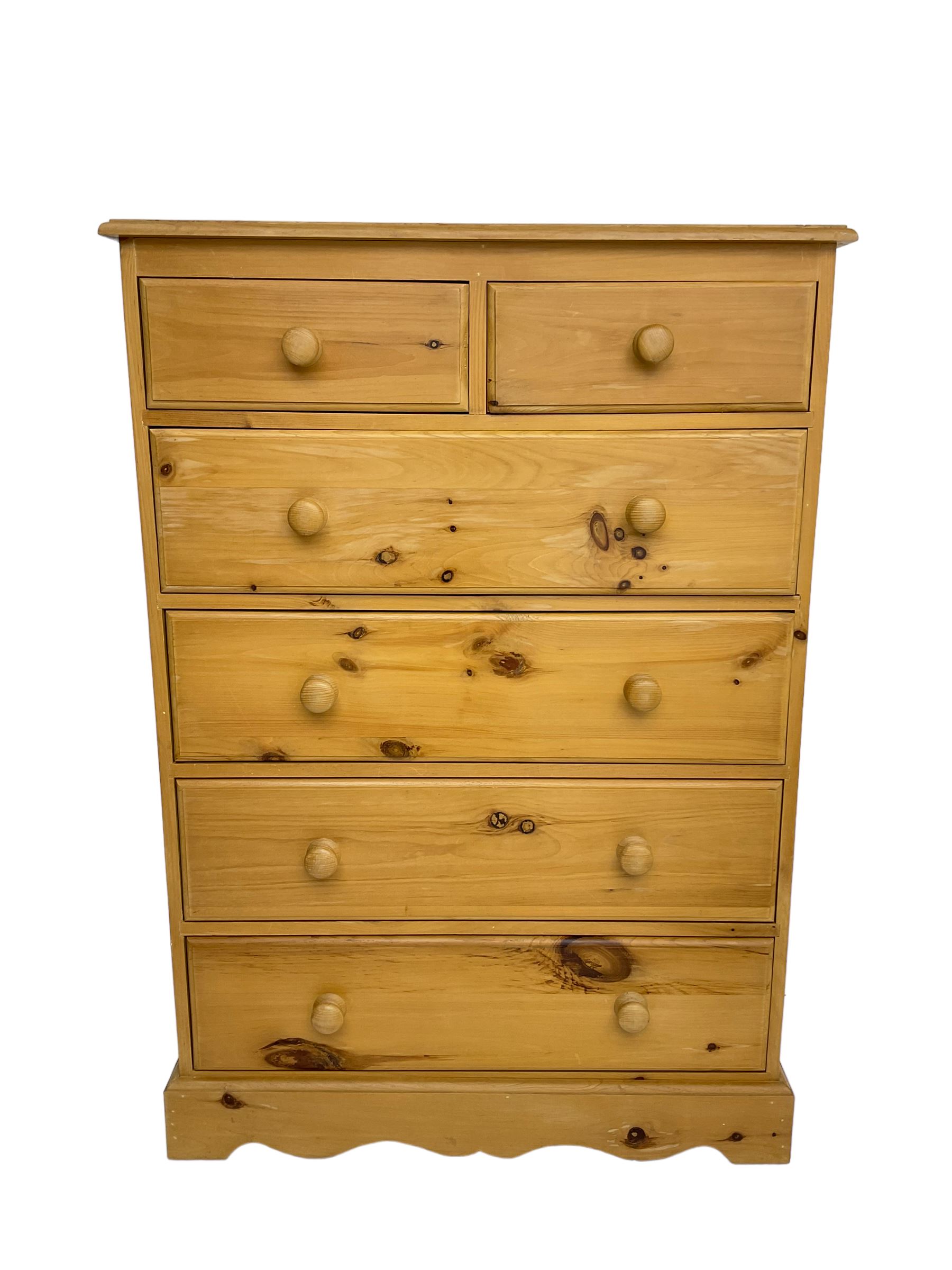 Traditional pine chest
