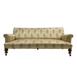 Victorian three seat sofa