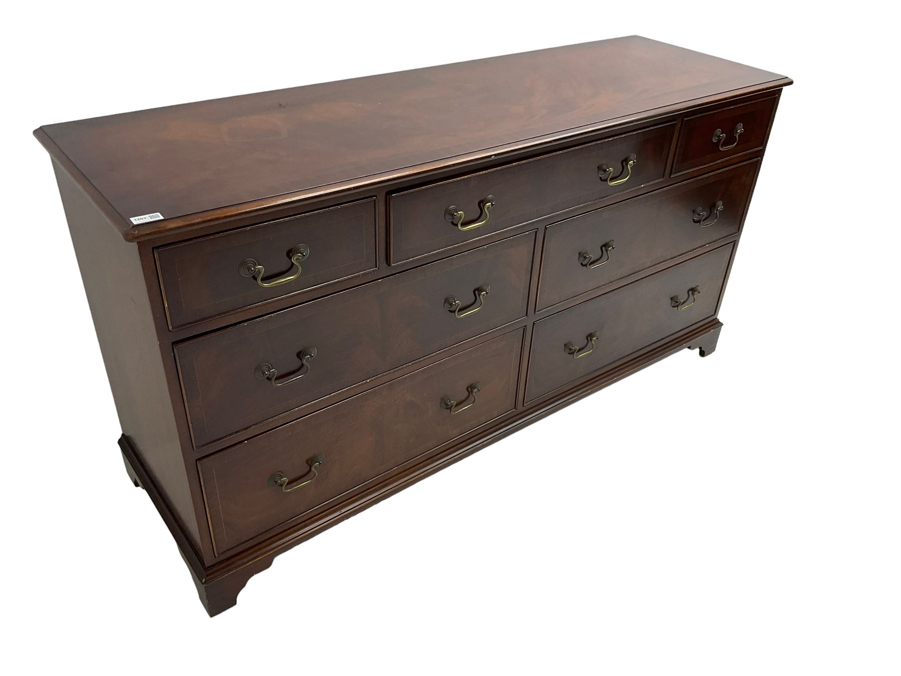 Georgian design mahogany chest - Image 3 of 8