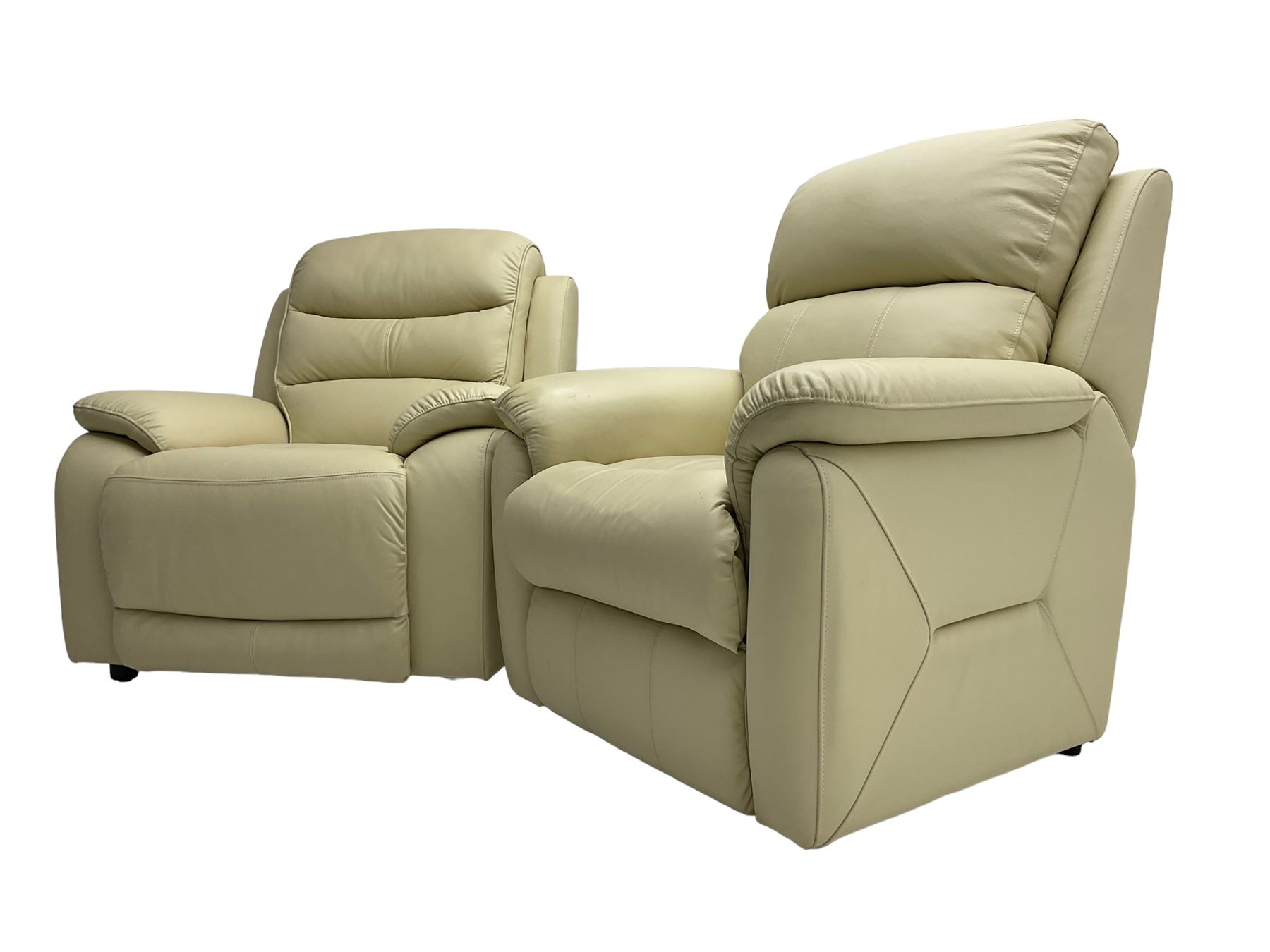 Contemporary three seat reclining sofa - Image 8 of 15