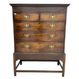 George III mahogany chest on stand