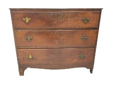 Edwardian mahogany straight-front chest