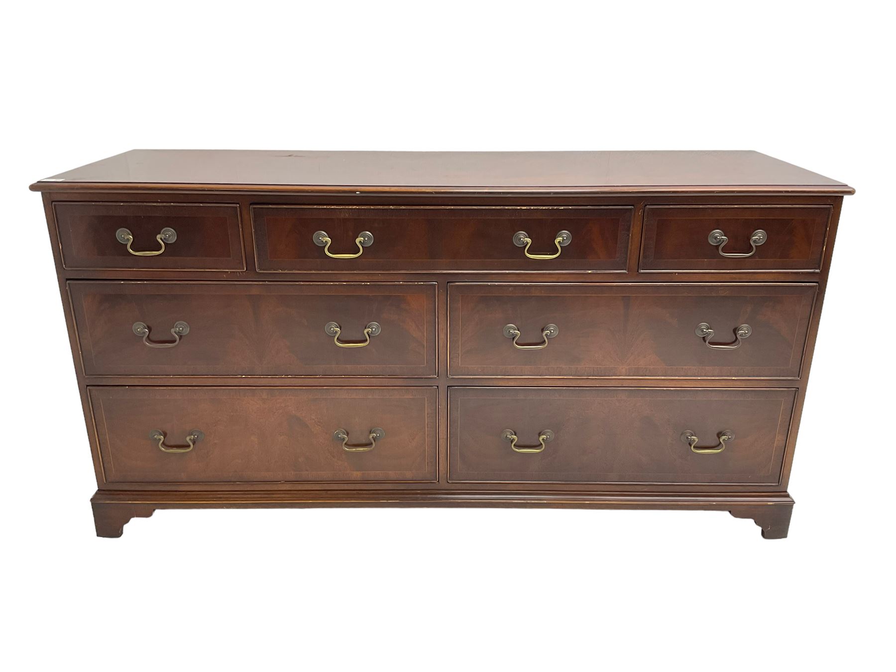Georgian design mahogany chest - Image 2 of 8