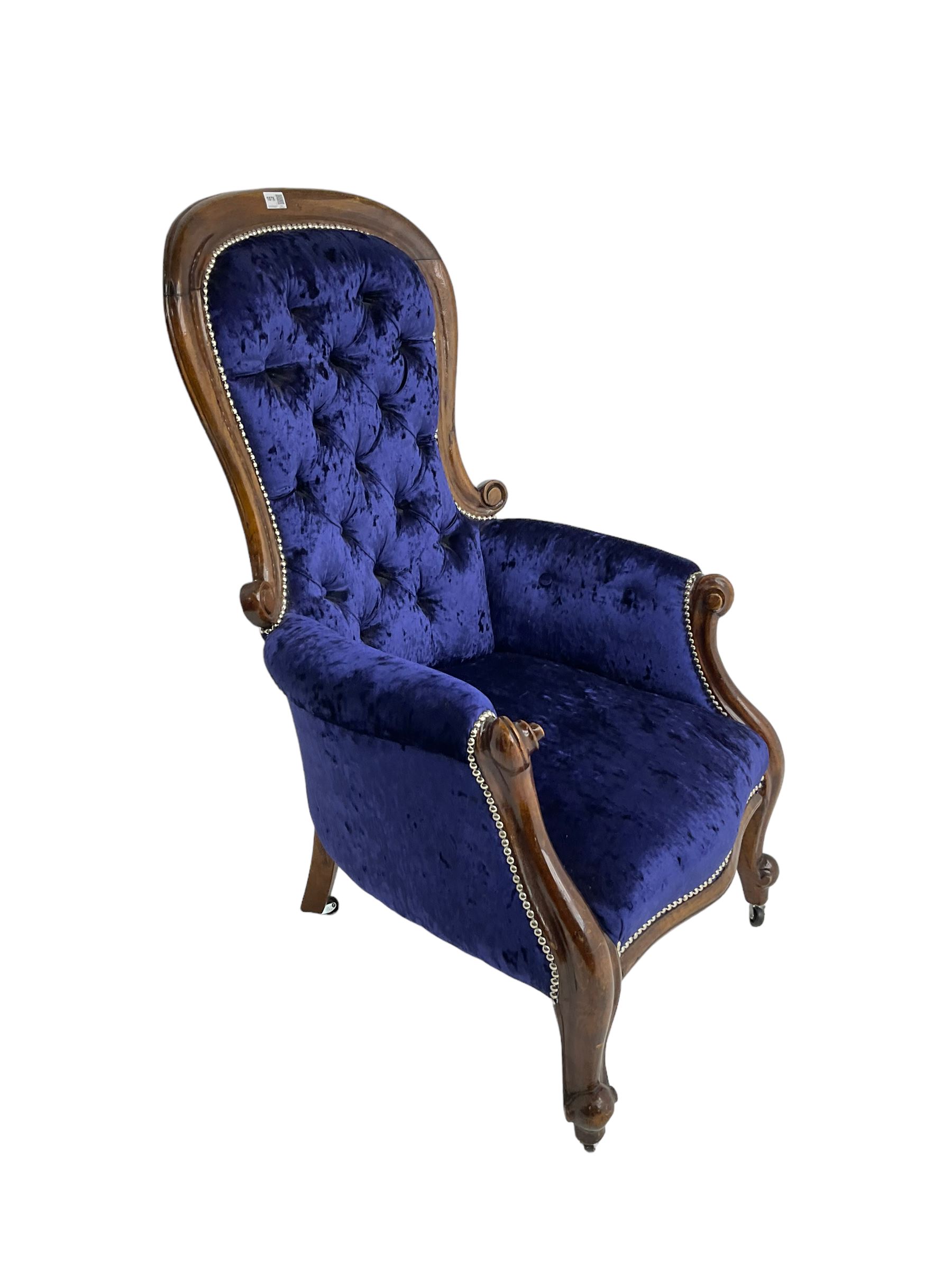 Victorian armchair - Image 4 of 6