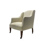 Edwardian wingback armchair
