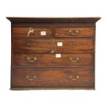 George III mahogany chest