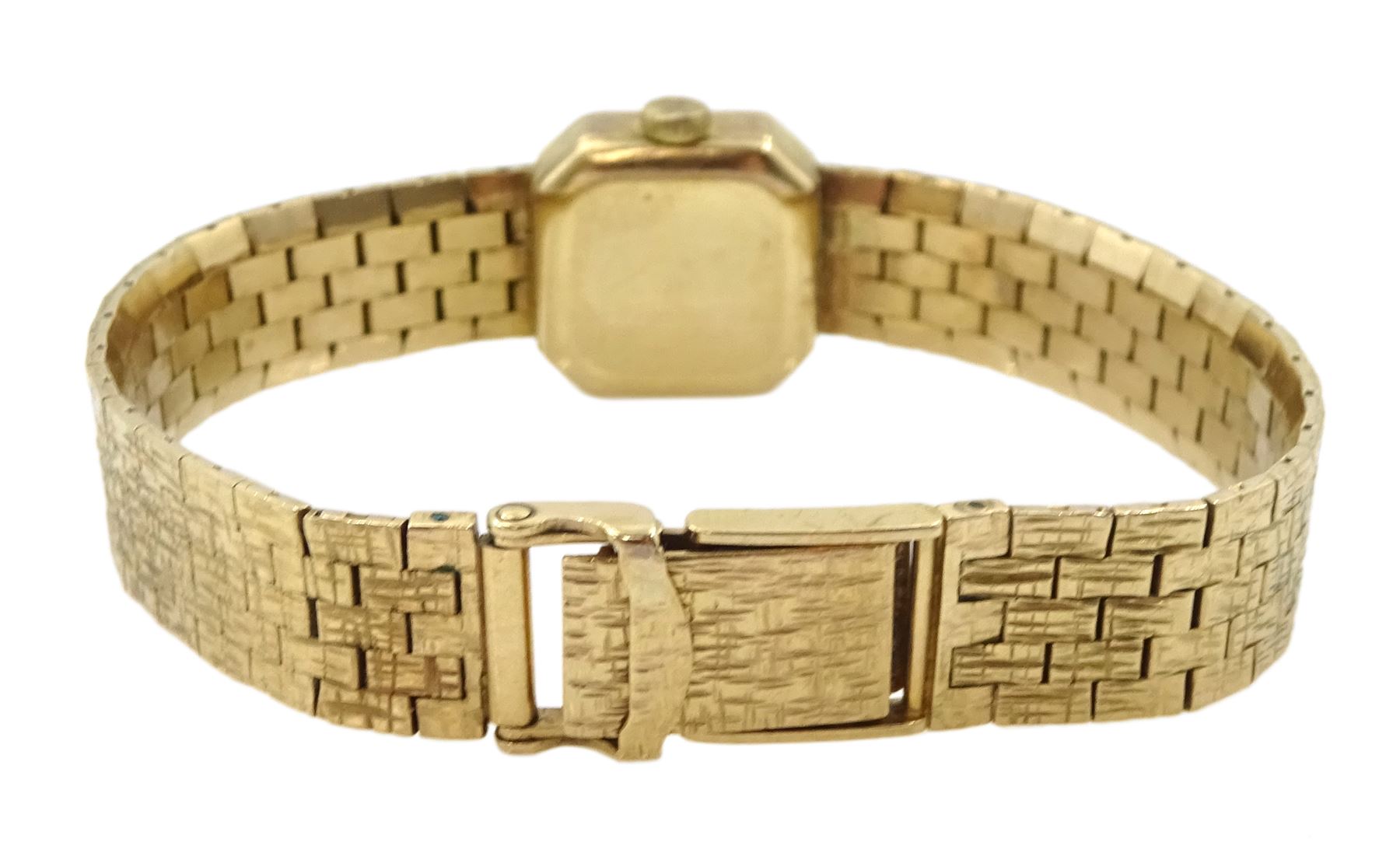 Bueche Girod ladies 9ct gold manual wind wristwatch - Image 2 of 3