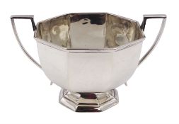 Early 20th century silver porridge bowl
