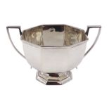 Early 20th century silver porridge bowl