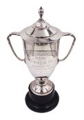 1930s silver trophy cup