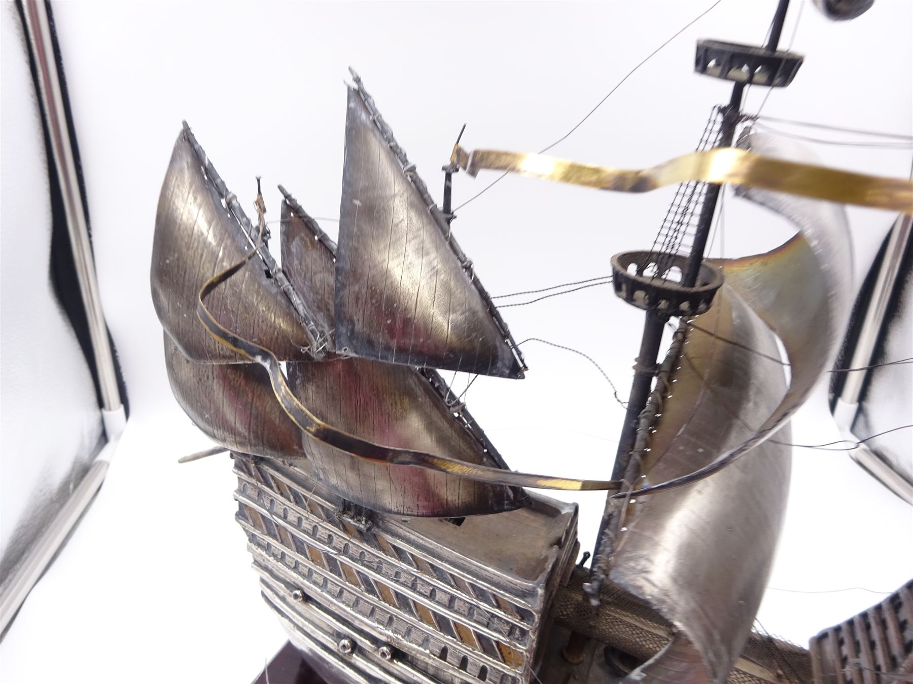 Modern silver limited edition model of The Mary Rose - Image 3 of 10