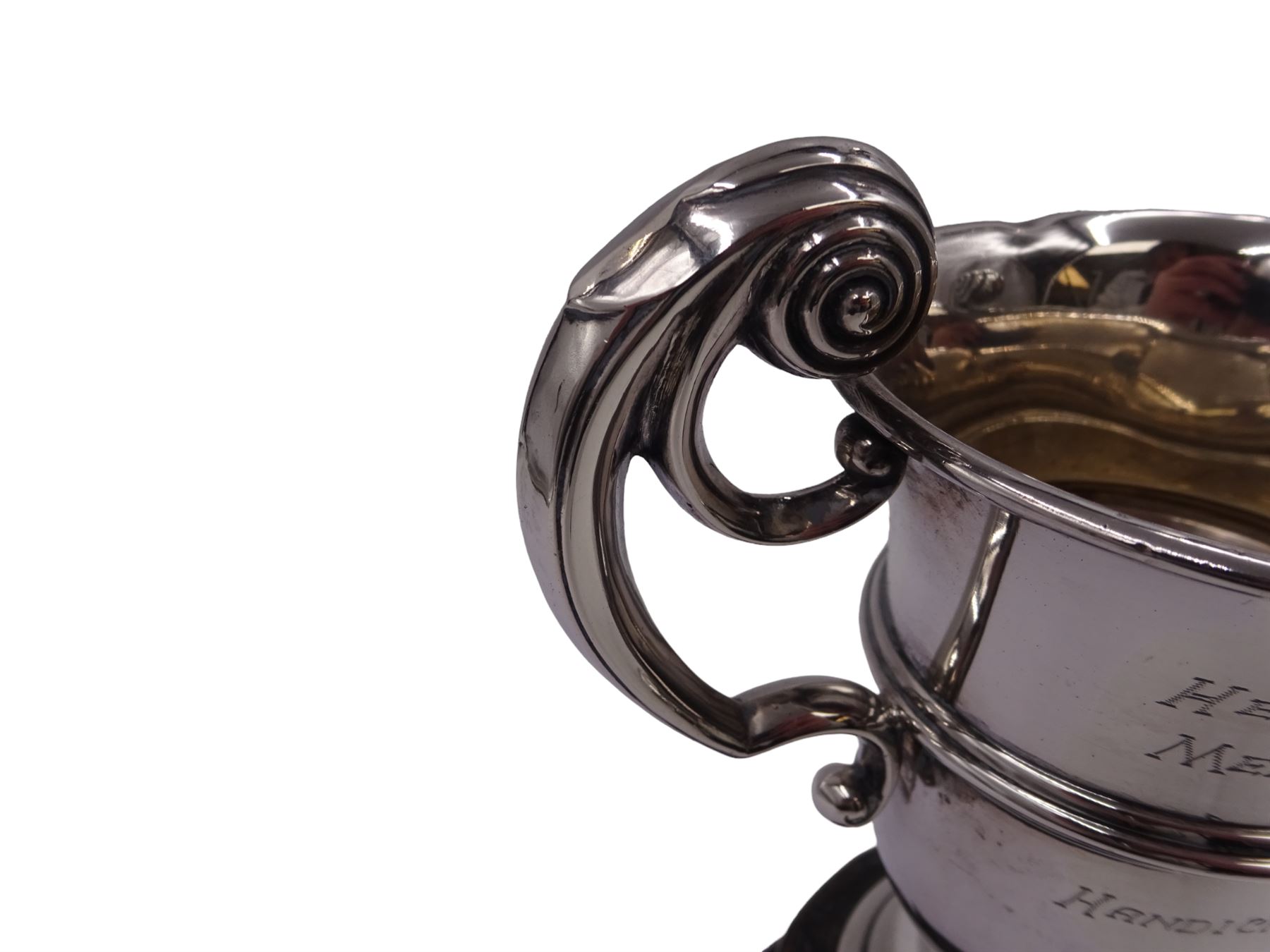 1920s silver trophy cup - Image 3 of 5