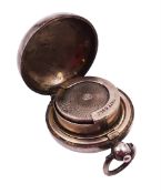 Late Victorian silver sovereign holder