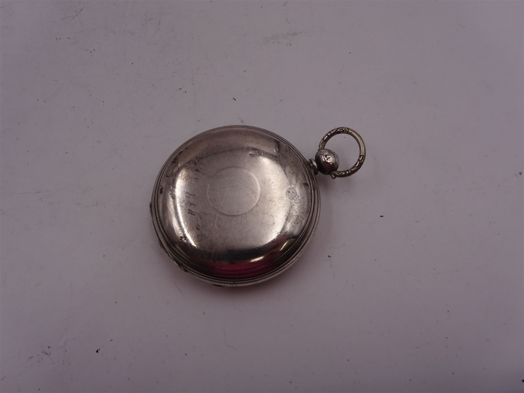 Victorian silver full hunter lever pocket watch - Image 4 of 6