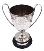 George III silver trophy cup