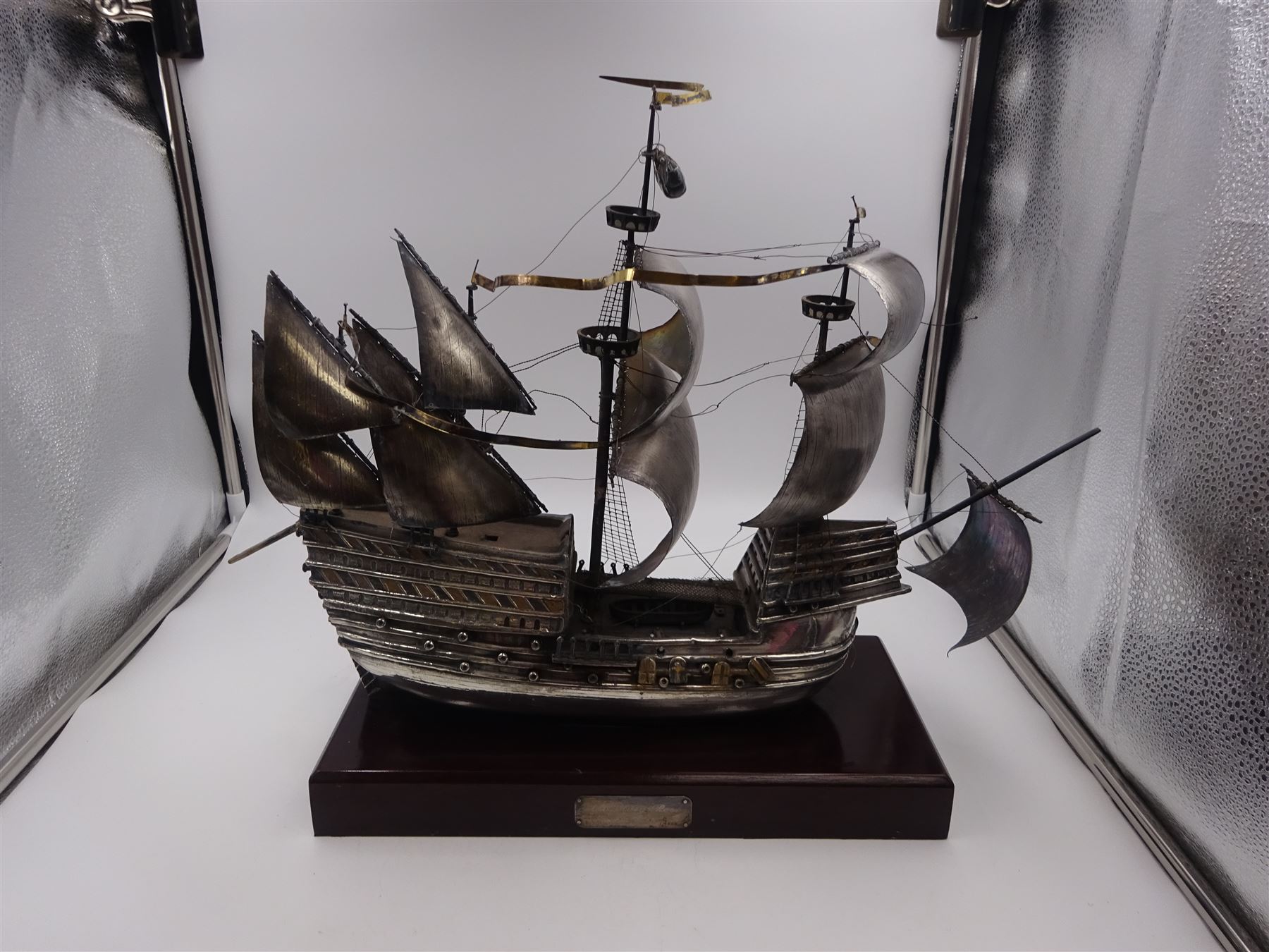 Modern silver limited edition model of The Mary Rose - Image 7 of 10