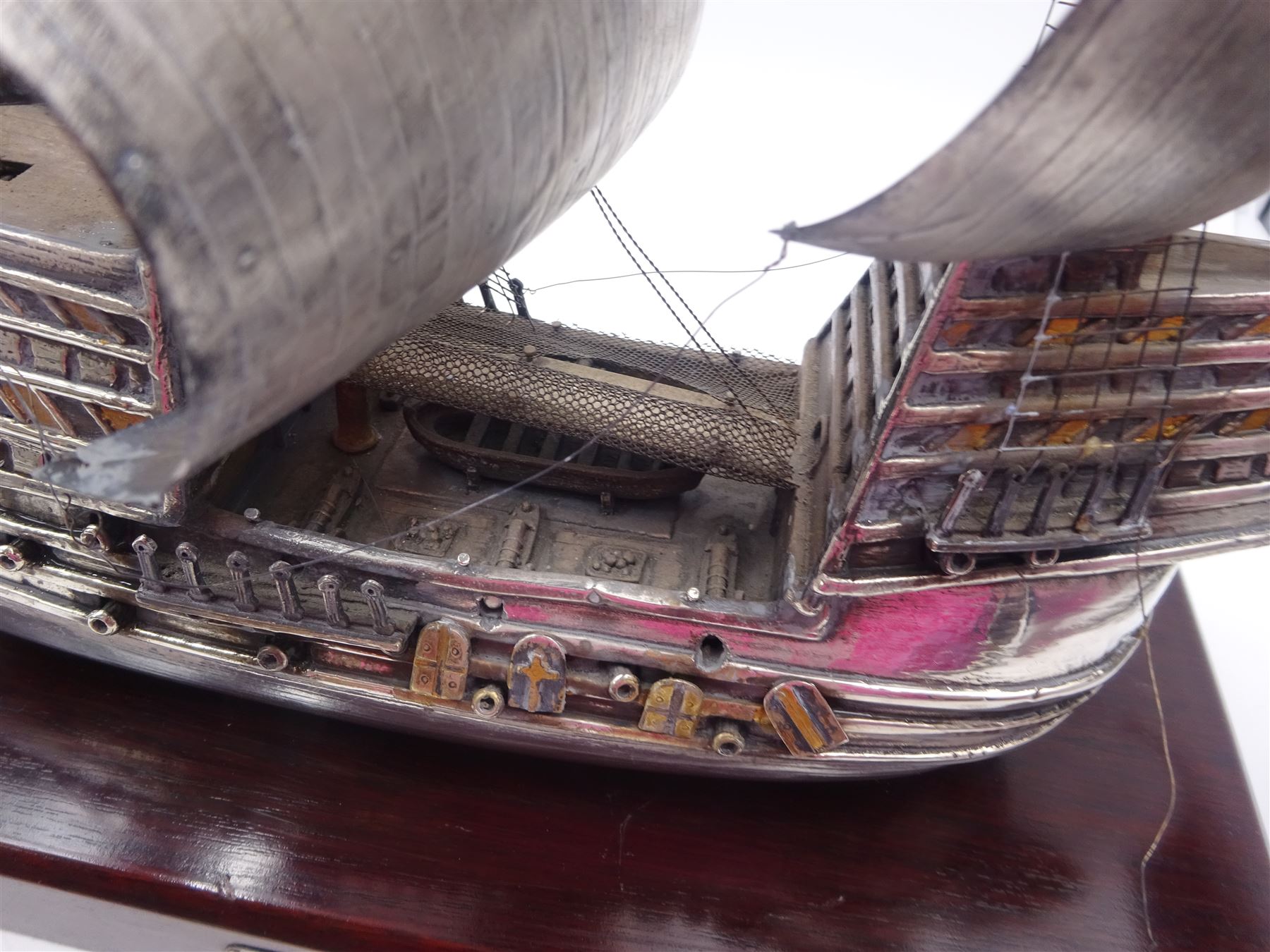Modern silver limited edition model of The Mary Rose - Image 8 of 10