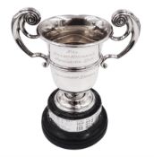 1920s silver trophy cup