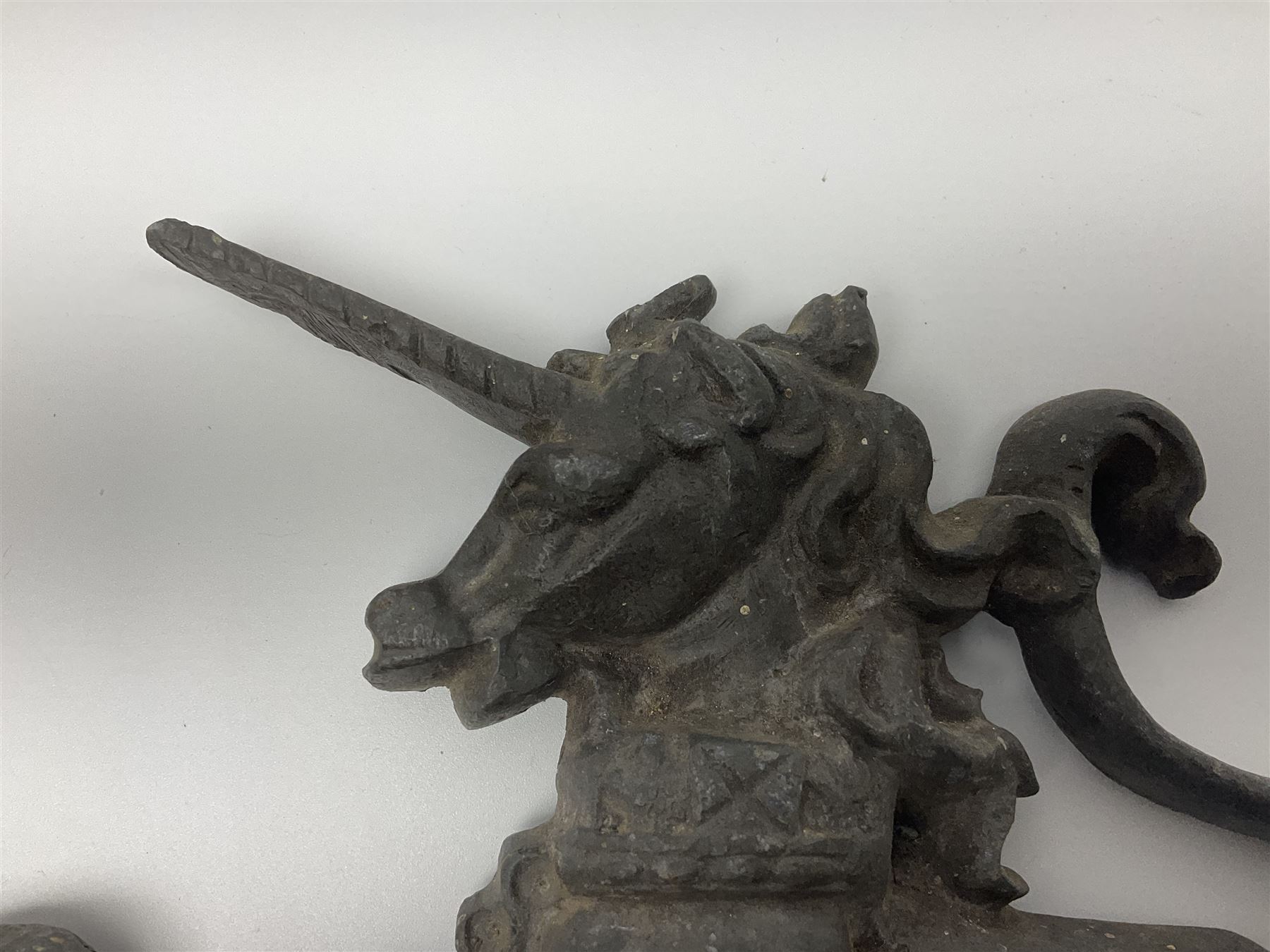 Pair of Victorian cast iron fire dogs - Image 2 of 10