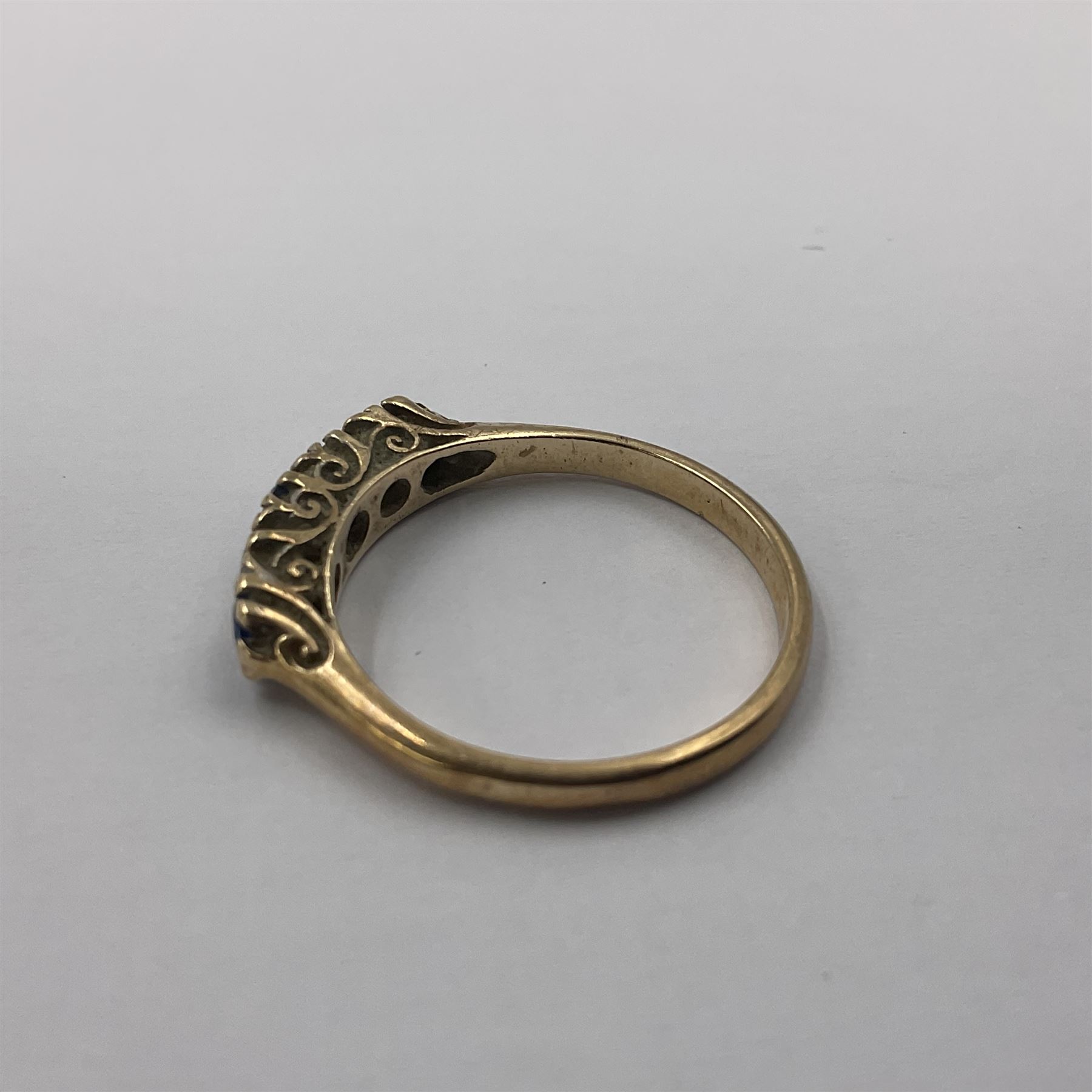 9ct gold eternity ring - Image 4 of 8