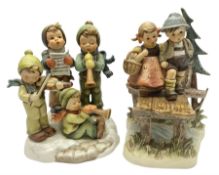 Two large Hummel figure group by Goebel