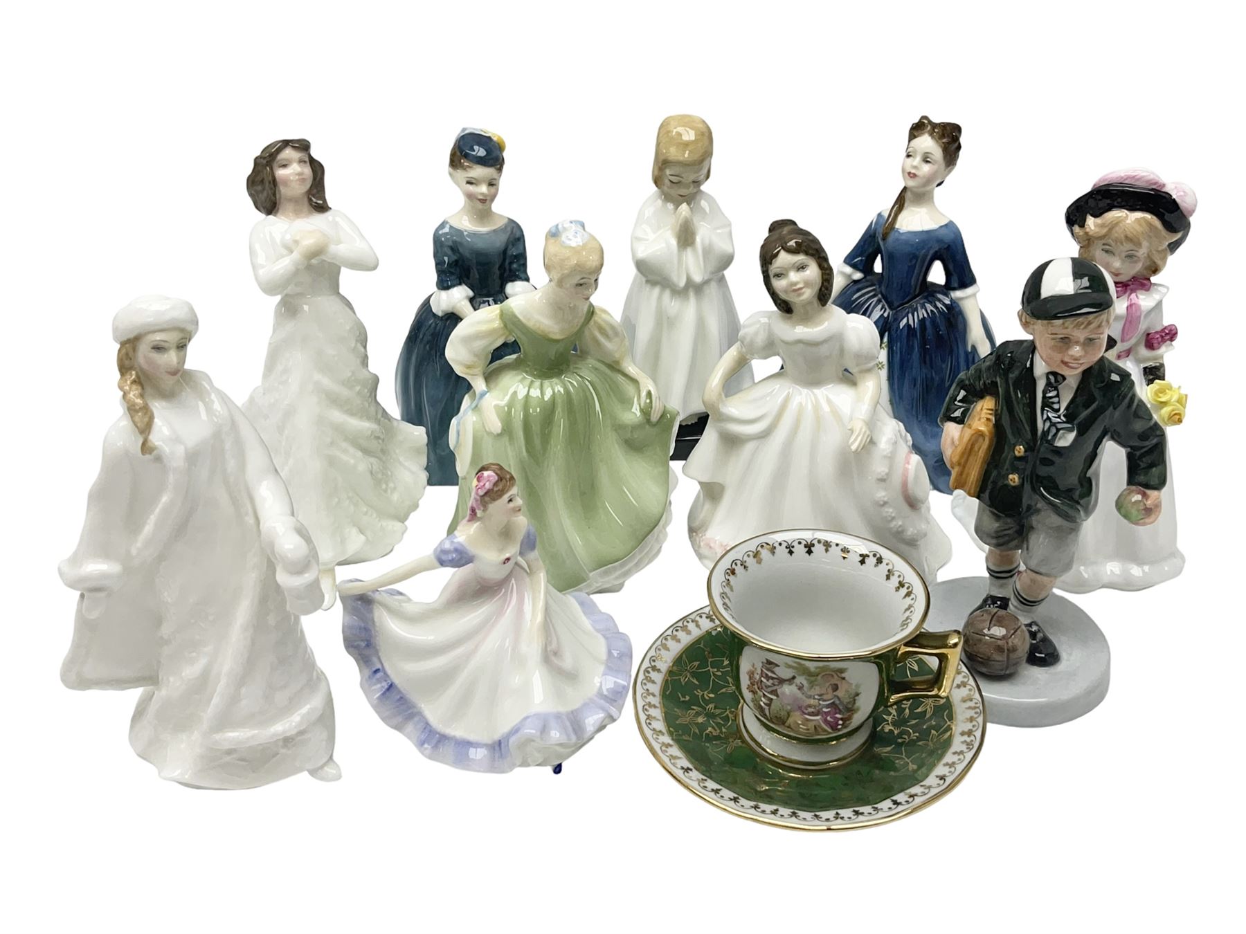 Ten Royal Doulton figures