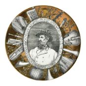 Fornasetti Grandi Maestri plate