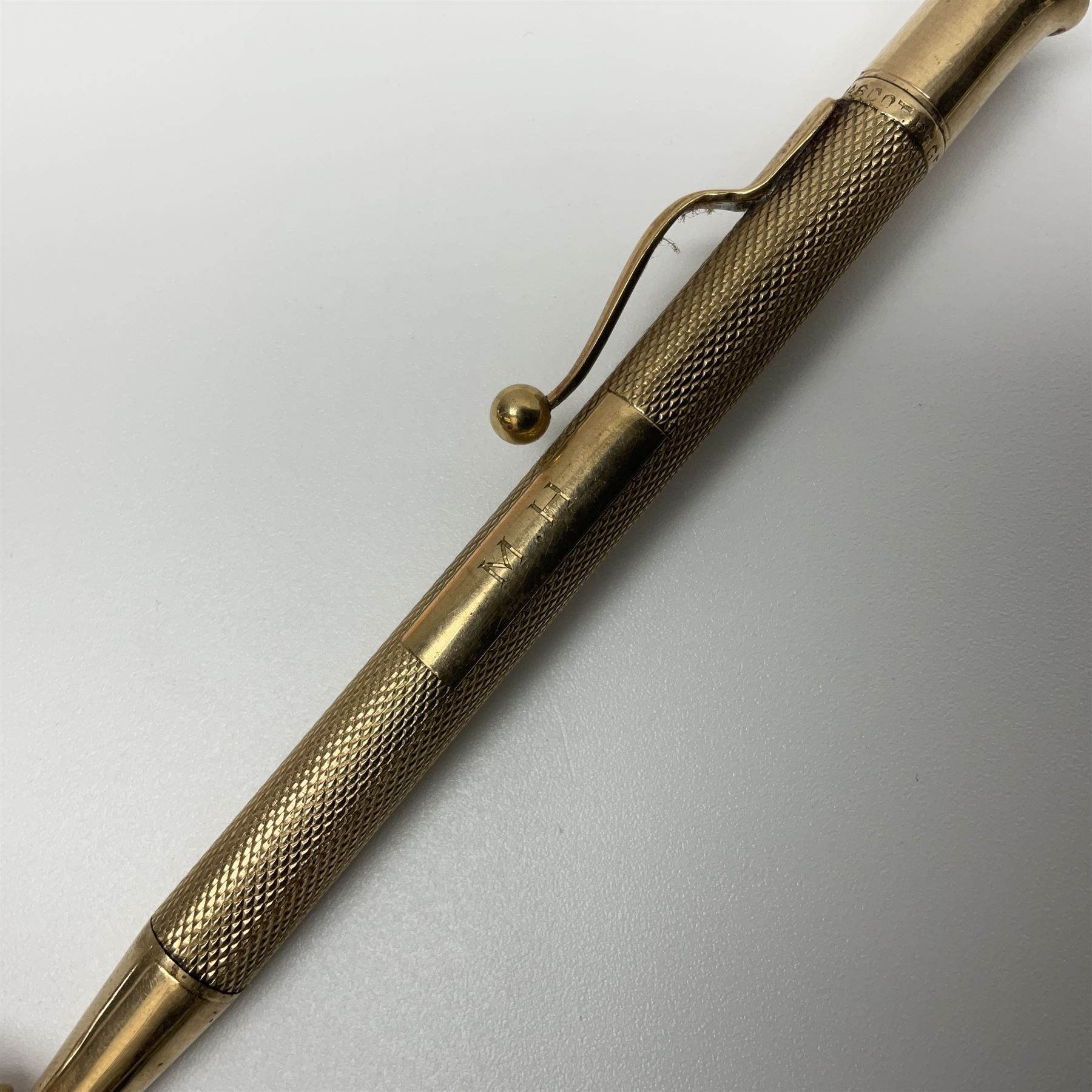 9ct gold propelling pencil - Image 2 of 7