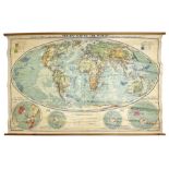 Large Philip's Map of the World educational world map
