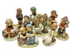 Nine Hummel figures by Goebel