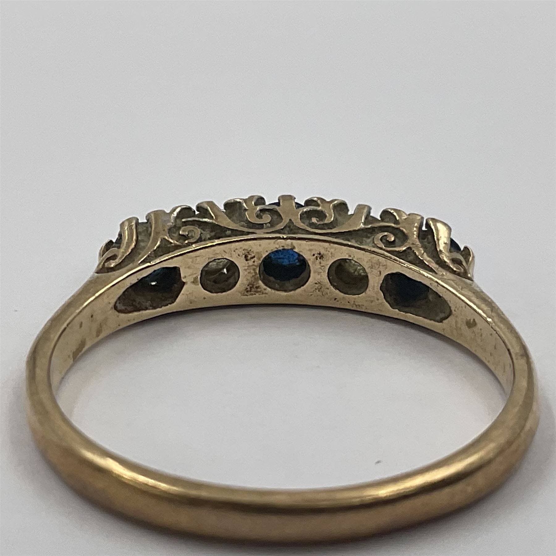 9ct gold eternity ring - Image 6 of 8