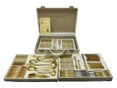 Bestecke Solingen 24ct gold plated canteen