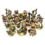 Sixteen Hummel figures by Goebel