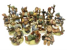 Sixteen Hummel figures by Goebel