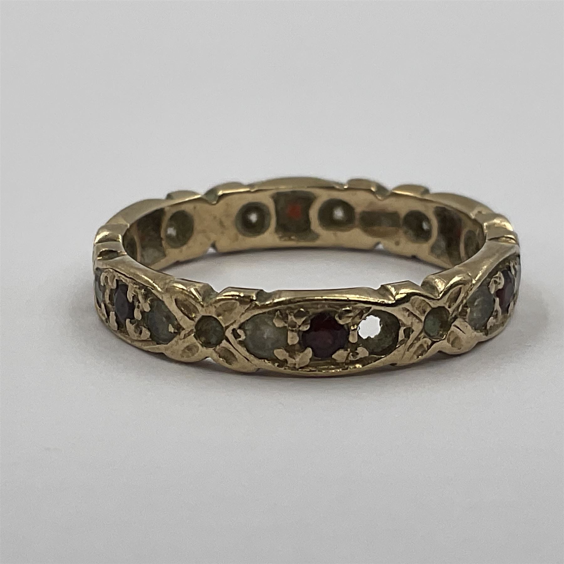 9ct gold eternity ring - Image 5 of 8