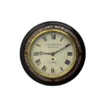 English - 8-day fusee wall clock