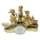 Large Hummel figure group by Goebel